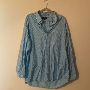 Blue Striped Dress Shirt